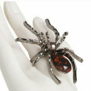 Betsey Johnson spider ring size 7.5 new